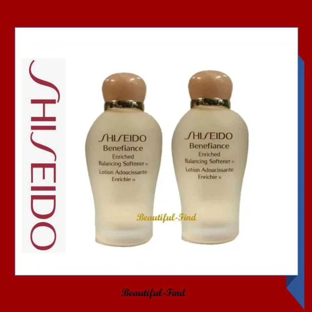 Shiseido Benefiance Softener Lotion Enriched 1oz/30ml X2 TOTAL 60ML NEW